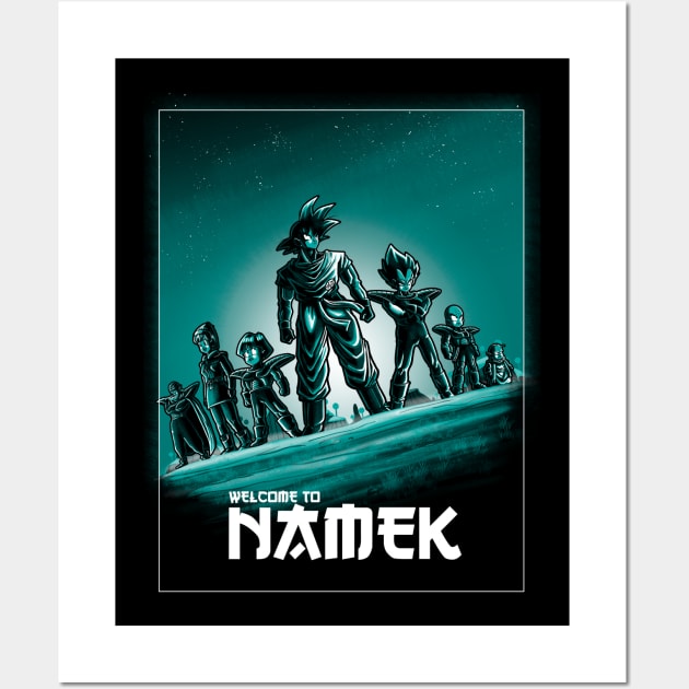 Welcome to Namek Wall Art by Cromanart